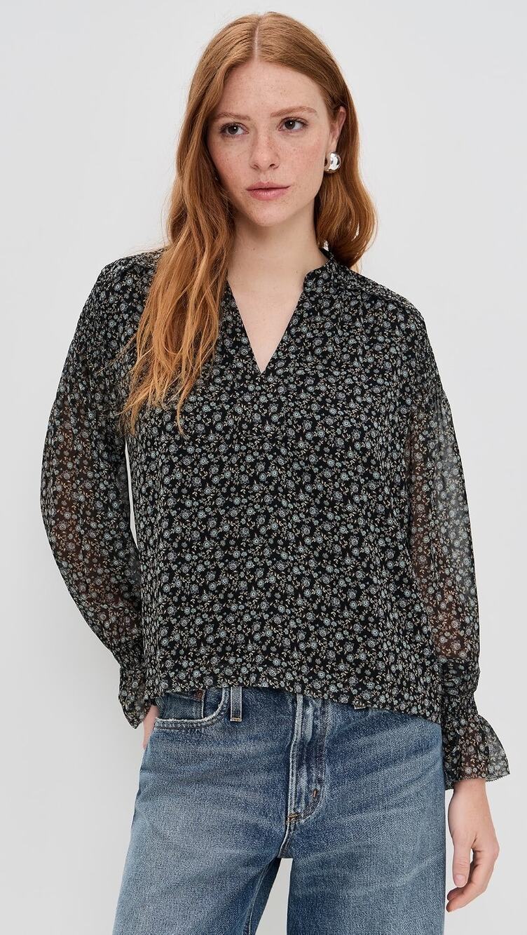 Madewell lizzy top small NEW